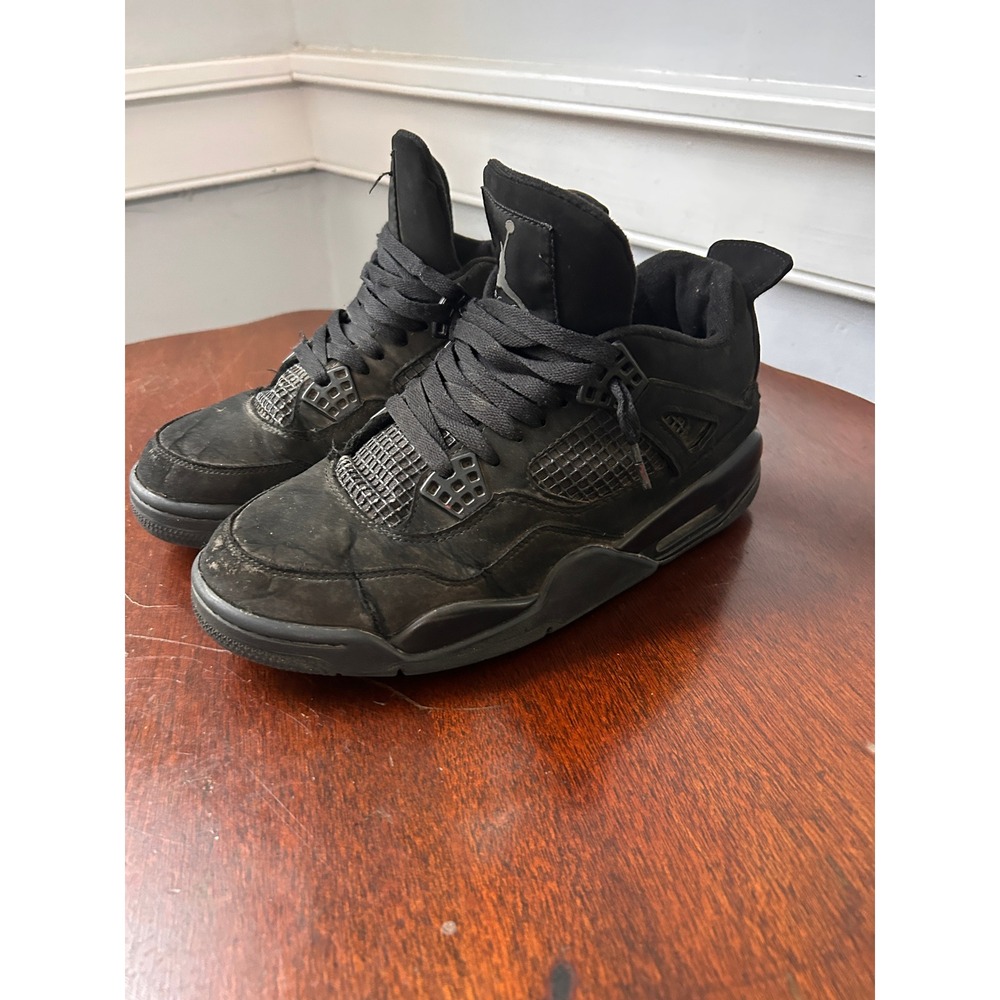 Nike Air Jordan 4 Retro Black Cat 2020 Mens Sneakers CT5053-001 Black Size 7.5